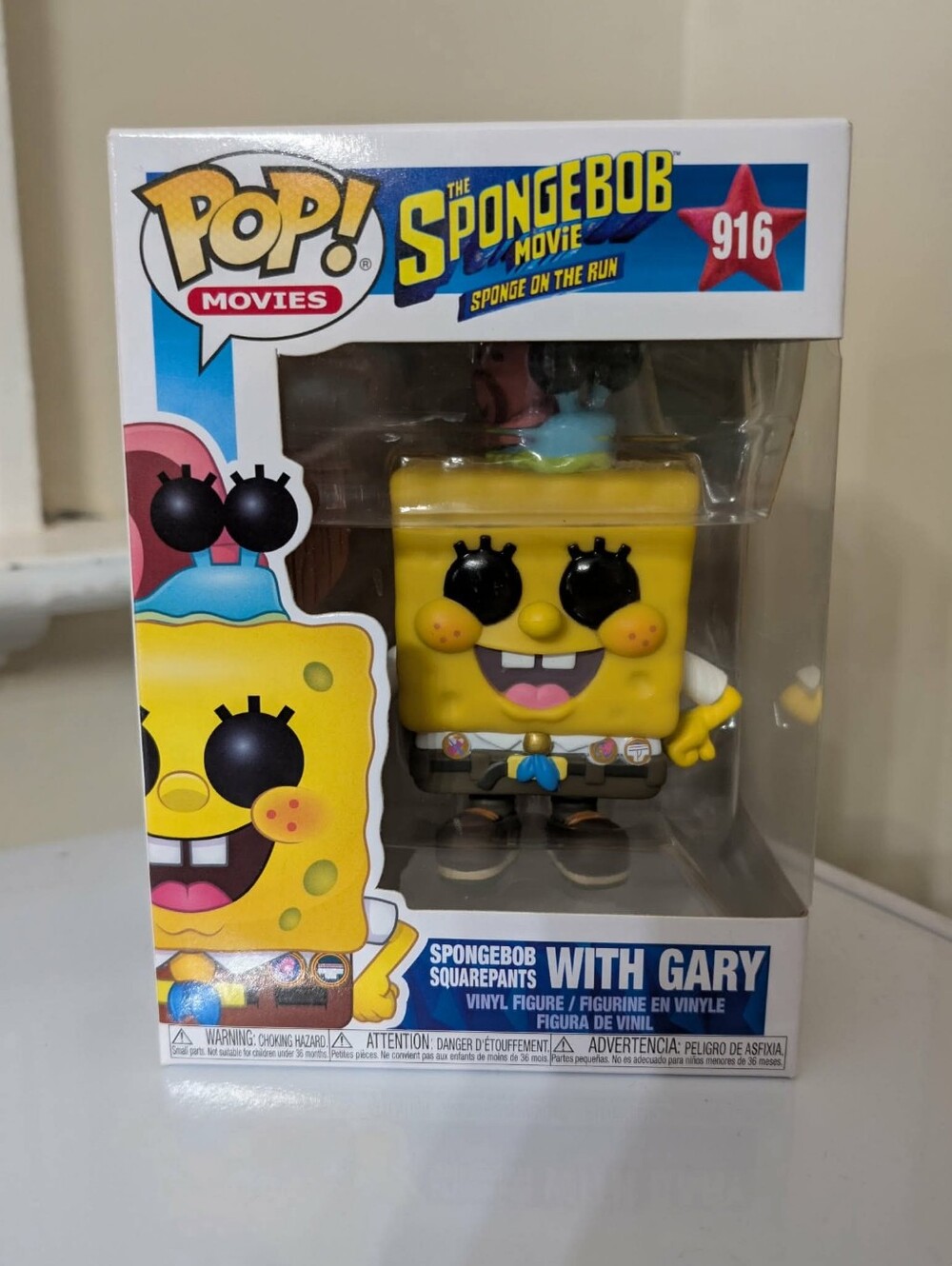 Funko Pop Movies! SpongeBob SquarePants with Gary #916